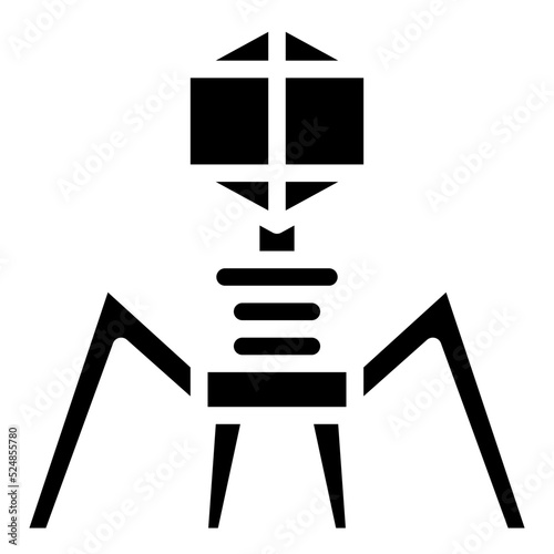 BACTERIOPHAGE glyph icon