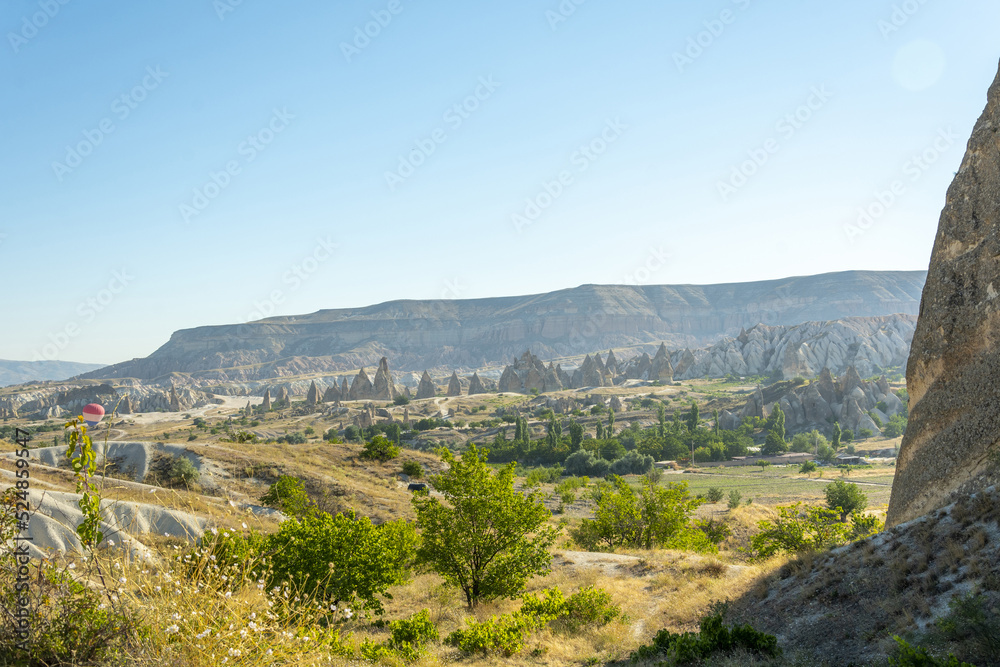 Mountains of Cappadocia, Turkey, Goreme village