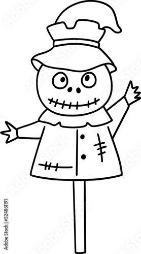 Cute Halloween Pumpkin, Pumpkin kid doy and girl illustration, Halloween decorations