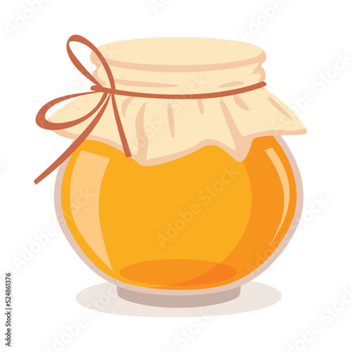 Vector Illustration Of Fresh Honey