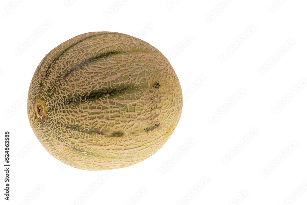 Close up view of Cantaloupe melon isolation on white background. Close up view of Cantaloupe melon isolation on white background.