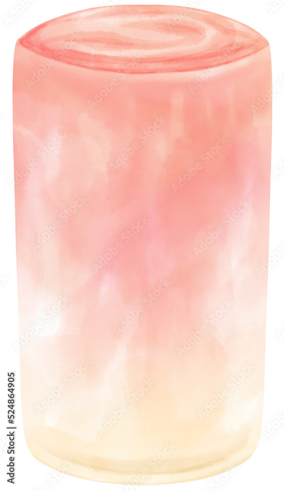 strawberry summer drink watercolor