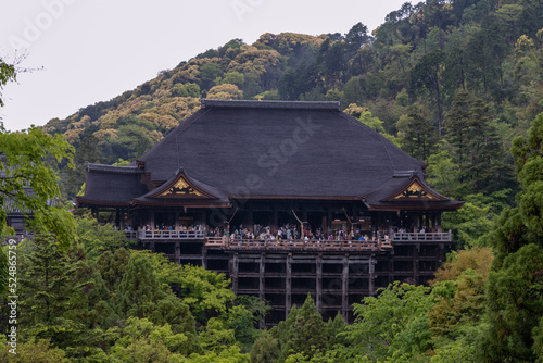 雨の清水寺 本堂
