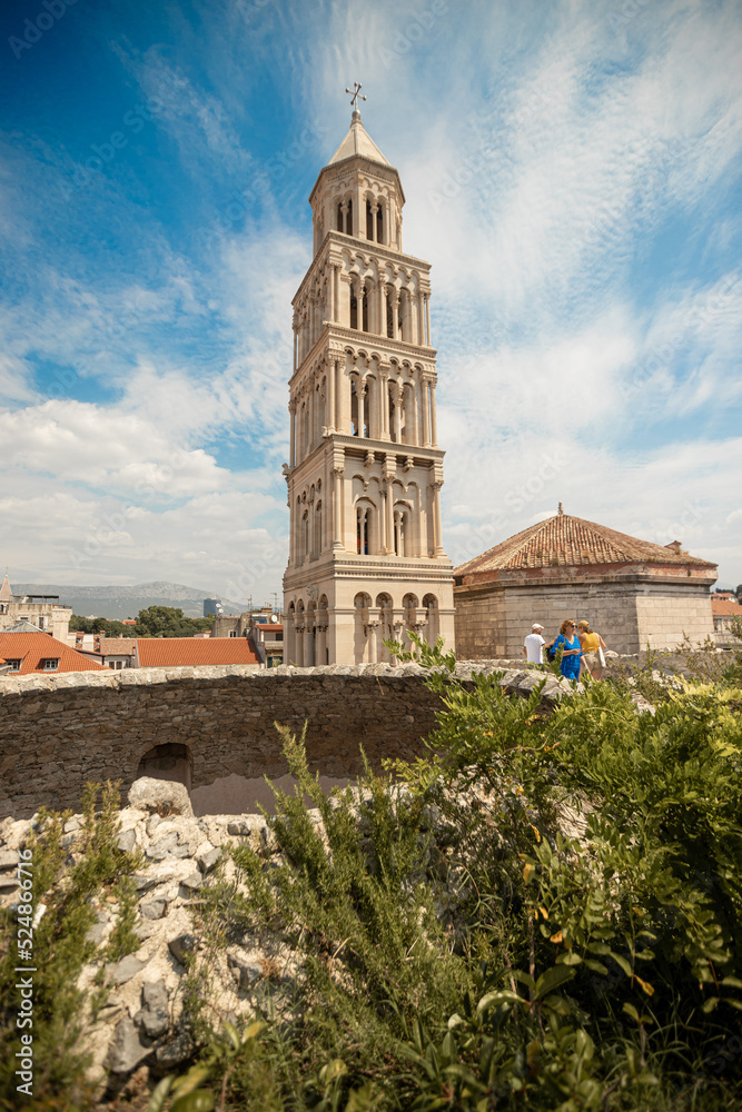 Obraz premium Beautiful places in the city of Split in Croatia