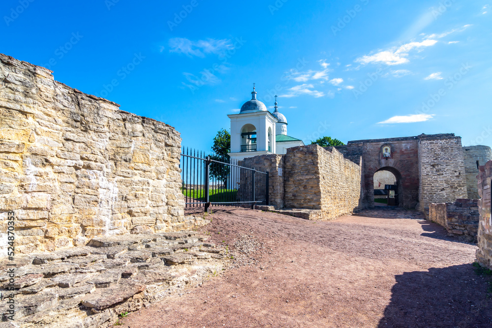 Izborsk fortress. Cultural heritage site, Izborsk, Pskov region, Russia