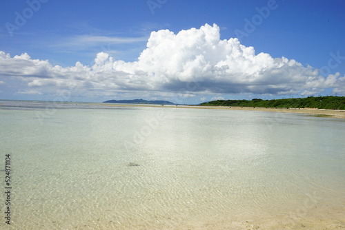 Hoshisuna Beach or Hoshizuna Beach in Taketomi-jima Island, Okinawa, Japan - 日本 沖縄 竹富島 星砂浜