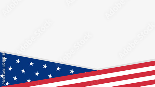 white background with american flag suitable for america's important day