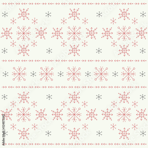 Vintage abstract pattern with ornament ukrainian vyshyvanka for textile design.