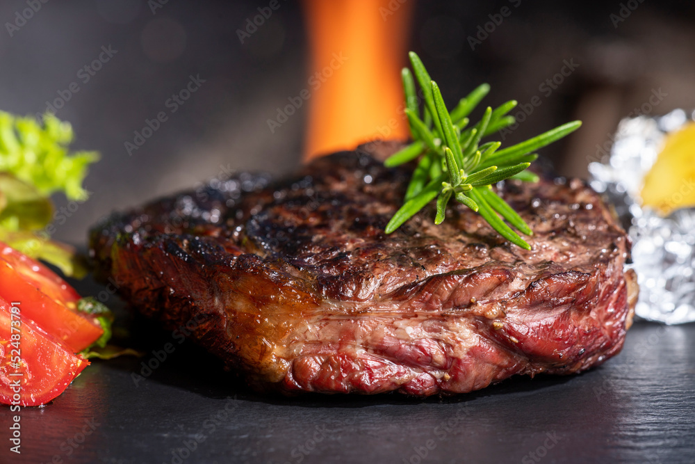 grilled steak