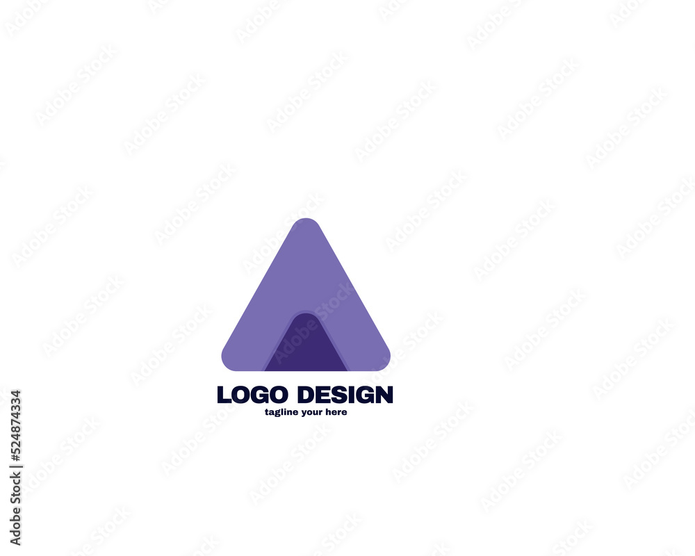 Fototapeta premium modern and simple logo design concept . logo for company vector file eps 10. logo with simple and gradient color template