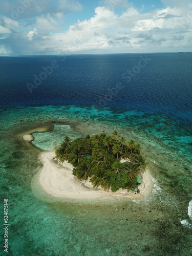 Uninhabited island JEEP island in Chuuk, Micronesia. Here is the world's greatest wreck diving destination.Uninhabited island Fonom island in Chuuk, Micronesia. 