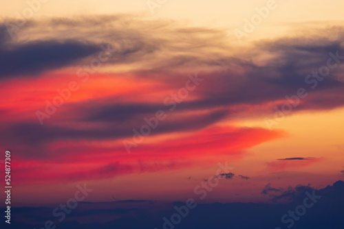 Tropical twilight with warm colors. © Stéphane Bidouze