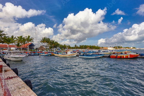 Boats on Puerto Juarez