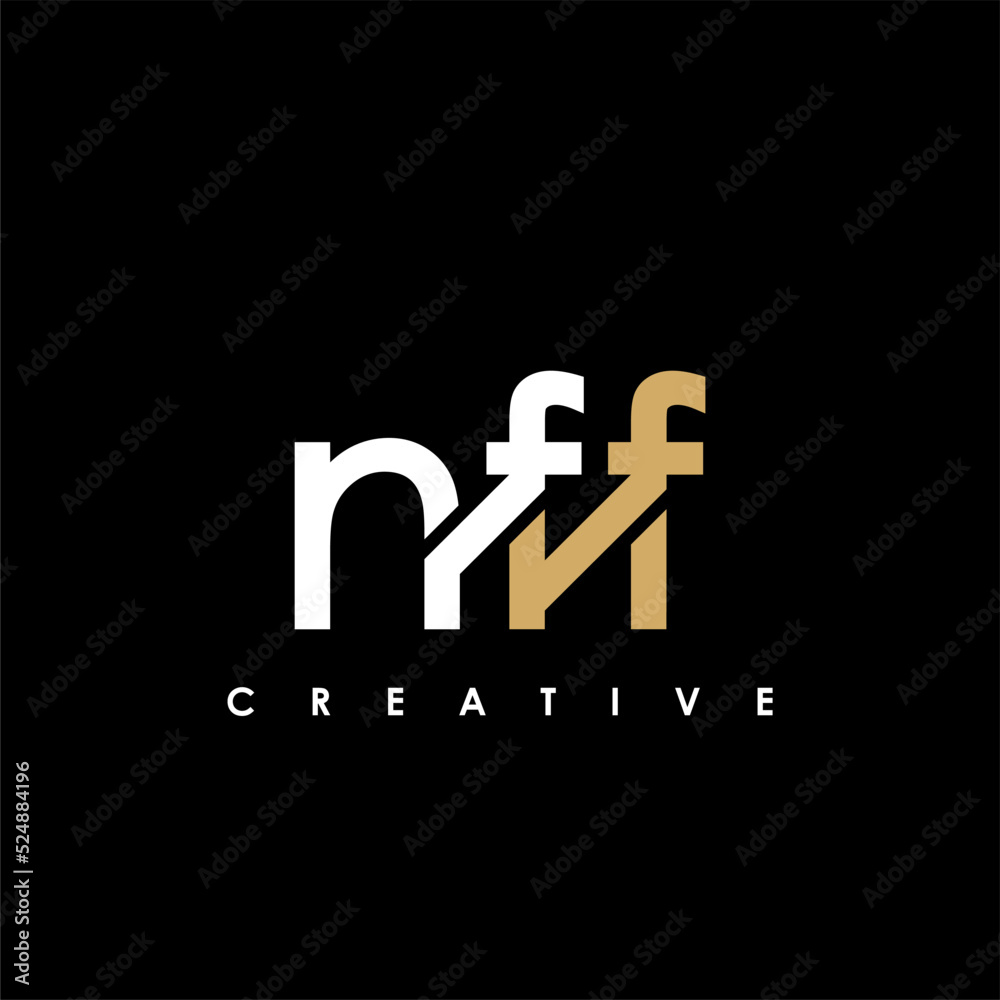 NFF Letter Initial Logo Design Template Vector Illustration