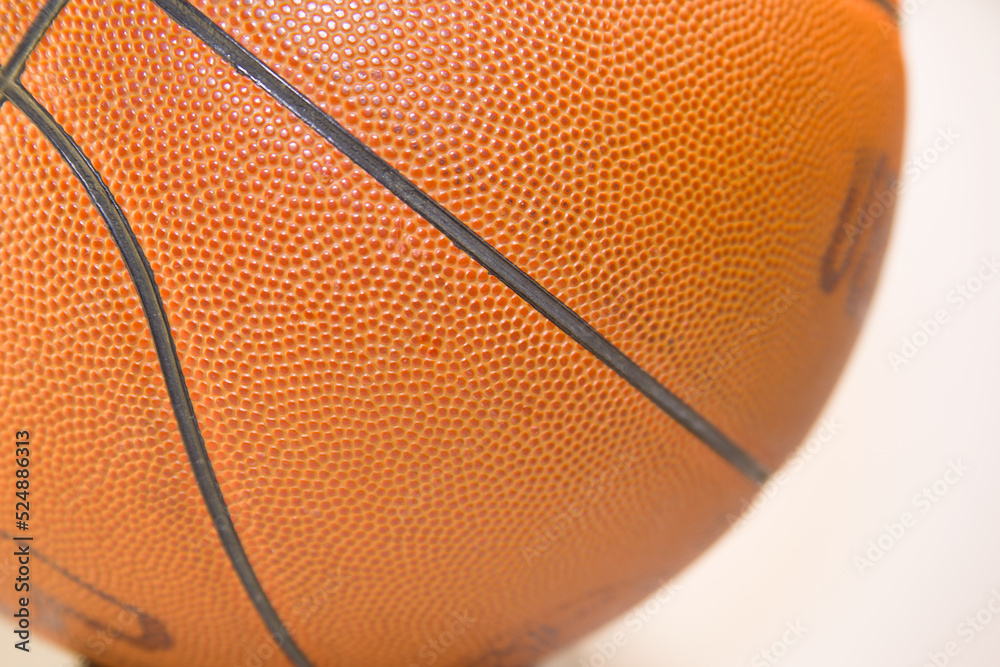Fototapeta premium Basketball ball on a white background