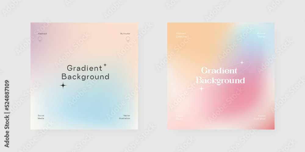 Abstract gradient background. Colorful background design for social media post, wallpaper, banner, poster, Etc.