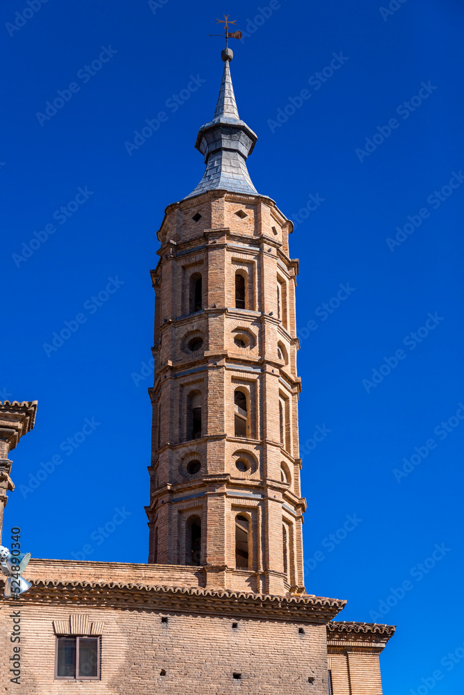 The Church of St. John of Panetas in Zaragoza, Aragon, Spain