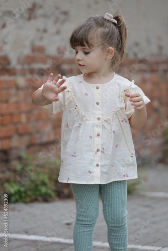 portrait of a little child in sibiu romania  © Marius