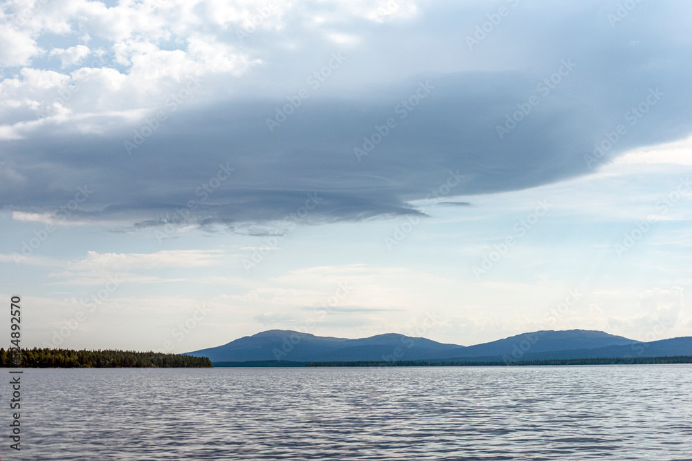 lake and clouds, åre, jämtland, sweden, sverige, sommar, årstid,norrland