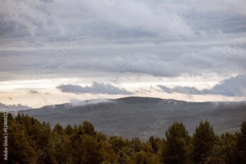 clouds over mountain, åre.jämtland. norrland sverige sommar årstid,sweden