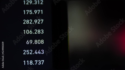 stock market chart Japanese candlestick. Ultra HD 4K 3840x2160.