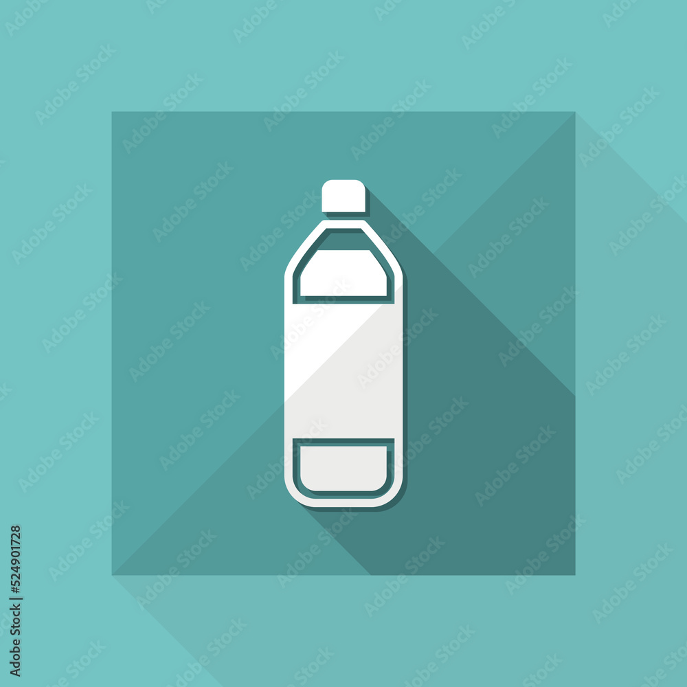 Vector illustration of single isolated bottle icon Vector illustration of single isolated bottle icon