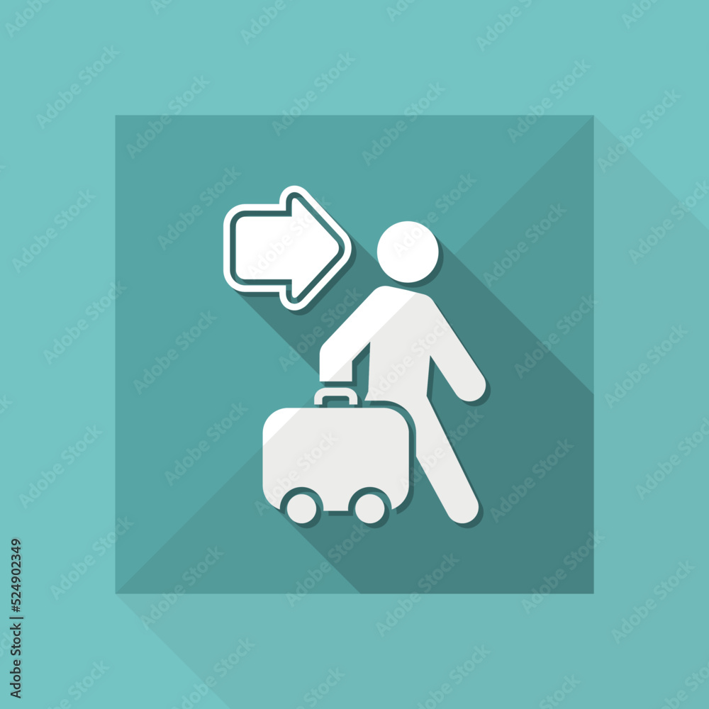 Vector illustration of single isolated travel icon Vector illustration of single isolated travel icon