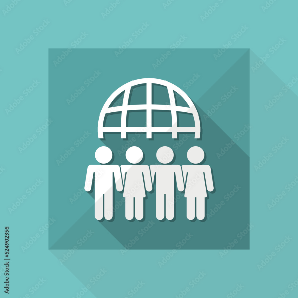Vector illustration of single isolated social icon Vector illustration of single isolated social icon