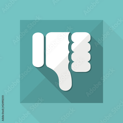 Vector illustration of dislike icon
