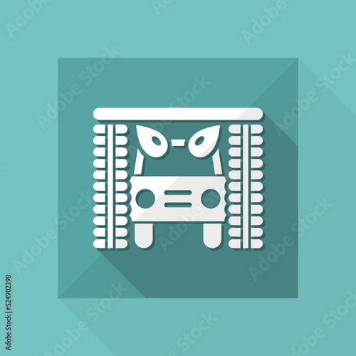 Vector illustration of single isolated icon