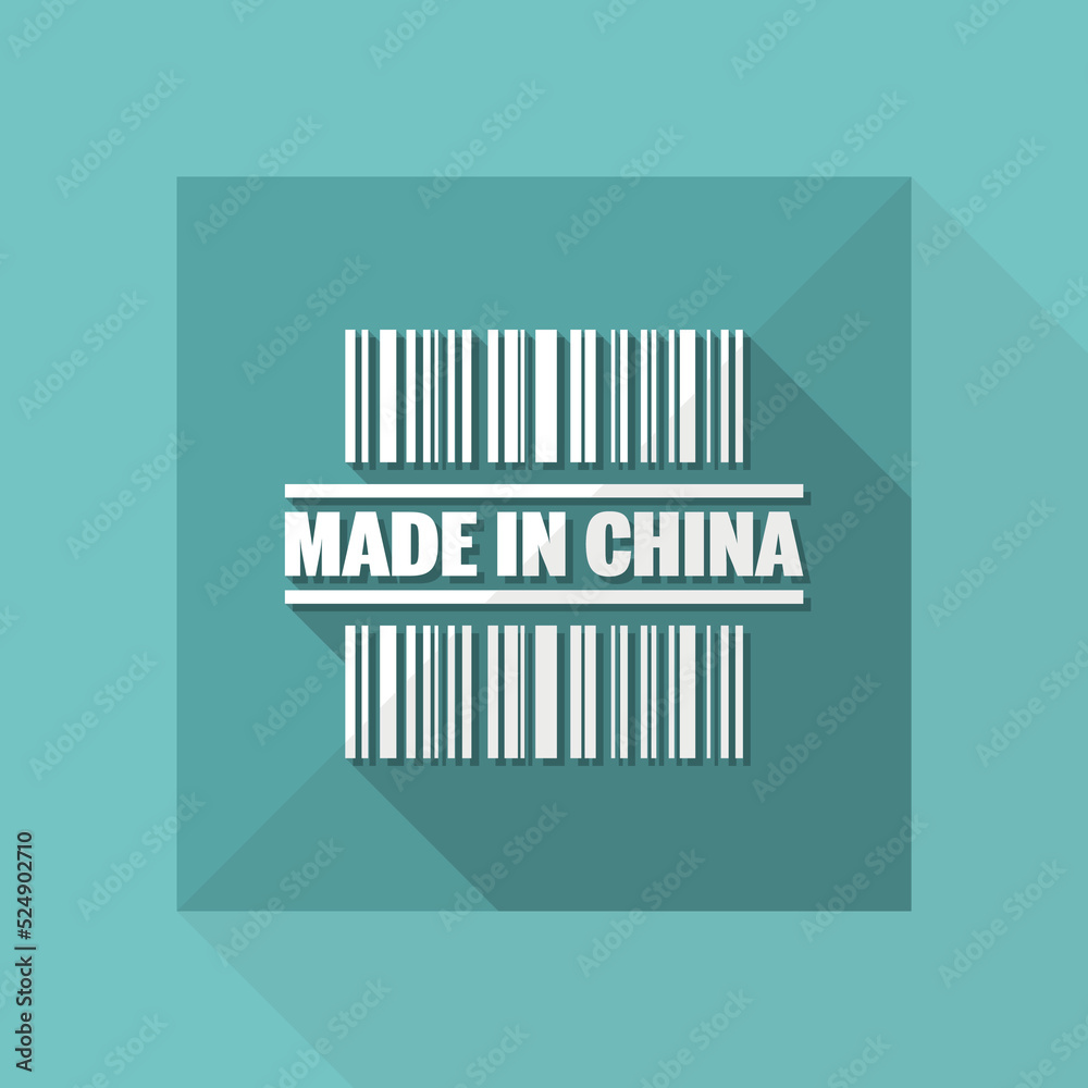 Vector illustration of single isolated made in China icon Vector illustration of single isolated made in China icon