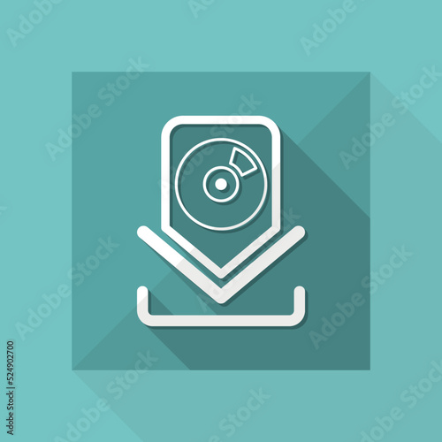 Vector illustration of updates download icon