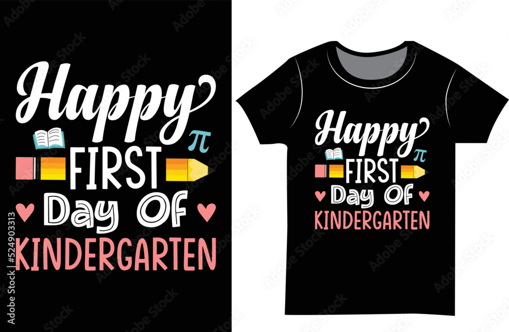 Back to school best typography t shirt design. Gift t shirt design for child.