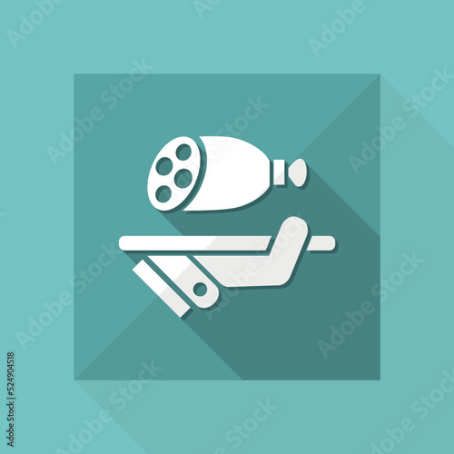 Salami menu - Vector flat icon