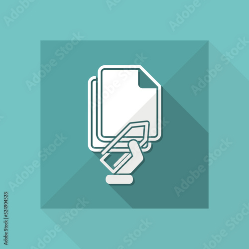 Paper clip icon