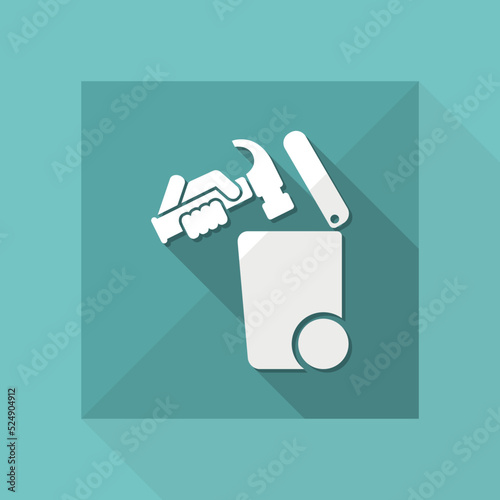 Separate waste collection icon