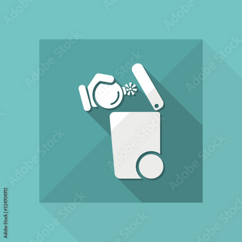 Separate waste collection icon