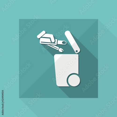 Separate waste collection icon