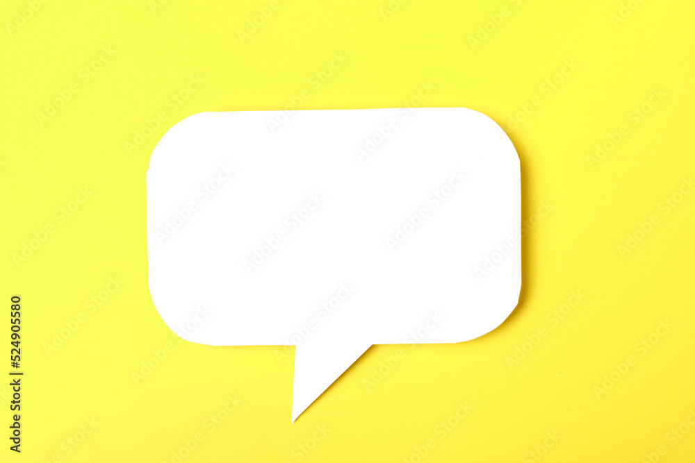 Speech bubble on color background text palce- Image Speech bubble on color background text palce- Image