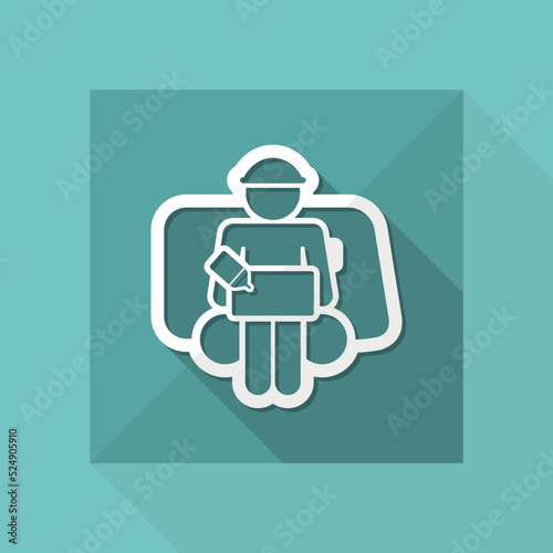 Bellboy concept icon