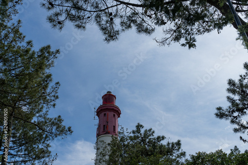 Quadro su tela Phare du Cap Ferret sur le Bassin d'Arcachon, en Gironde