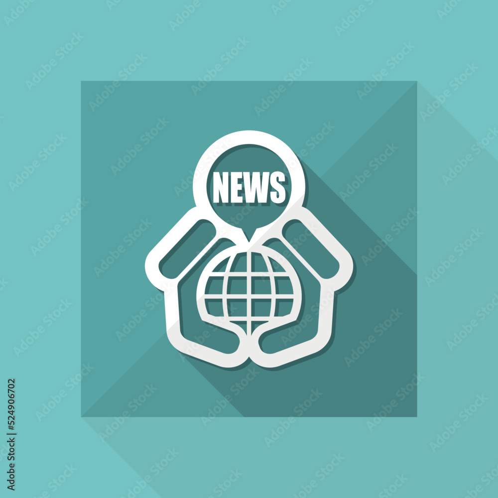 Obraz premium News icon