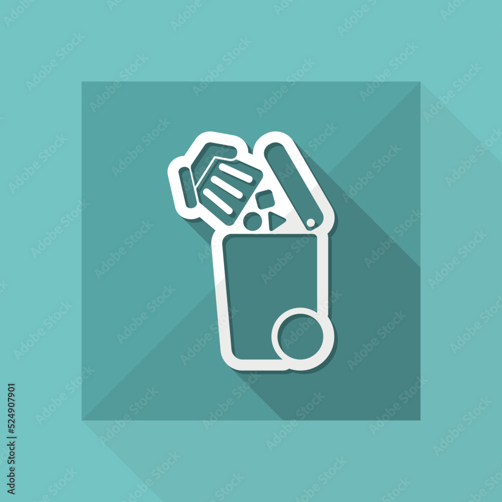 Separate waste collection icon Separate waste collection icon