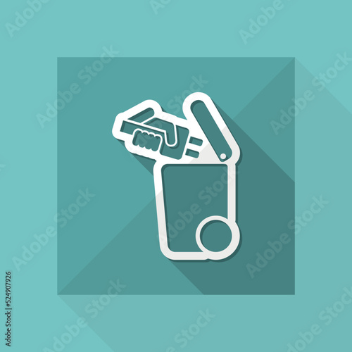 Separate waste collection icon