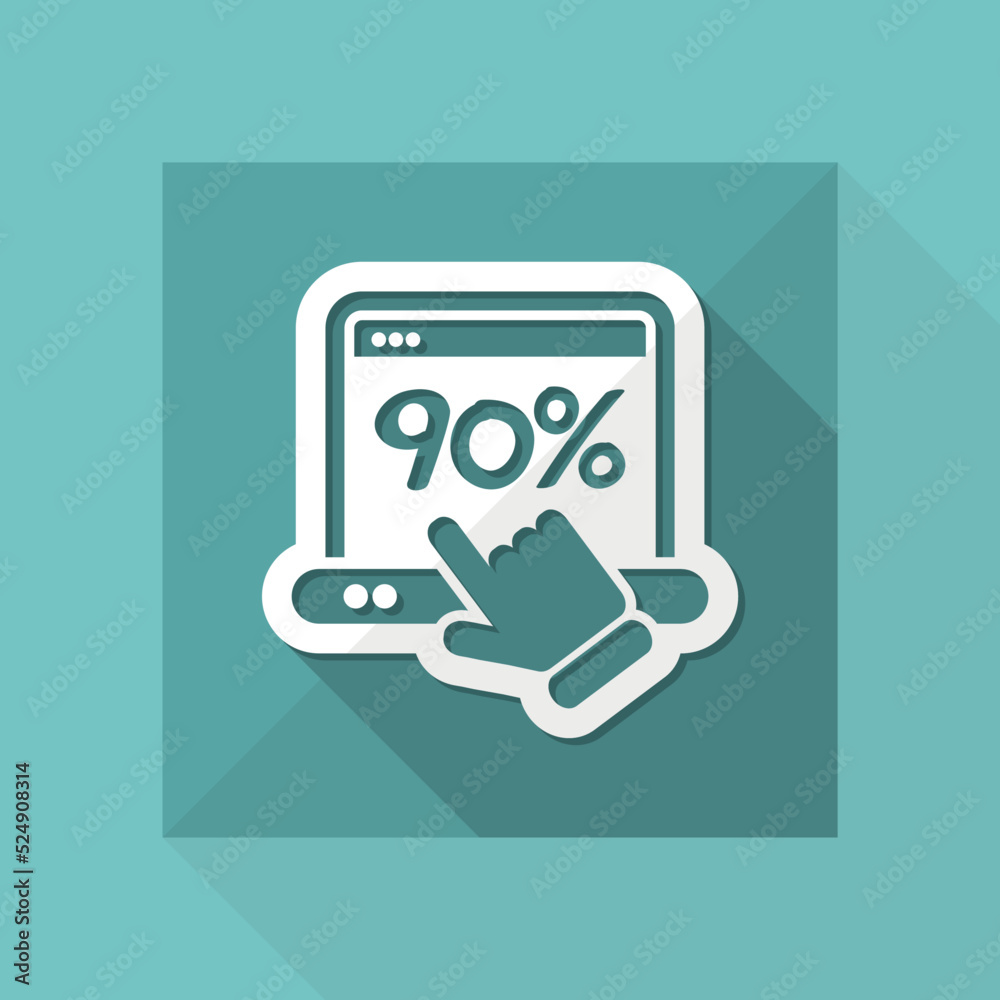 Discount label icon Discount label icon