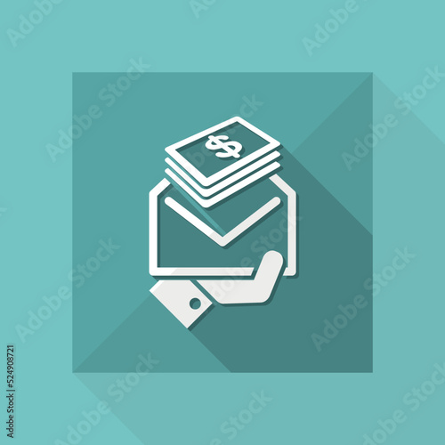 Envelope containing money (Dollars)