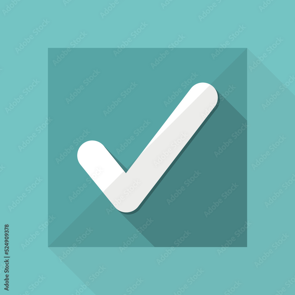 Check symbol - Vector flat minimal icon Check symbol - Vector flat minimal icon