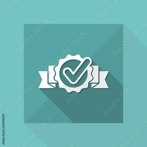 Approval check - Vector flat minimal icon