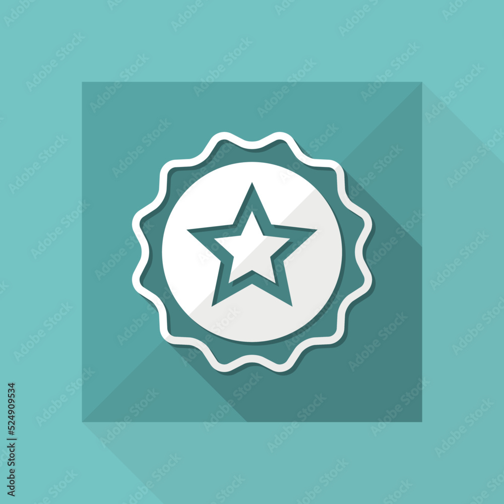 Rating star - Vector flat minimal icon Rating star - Vector flat minimal icon