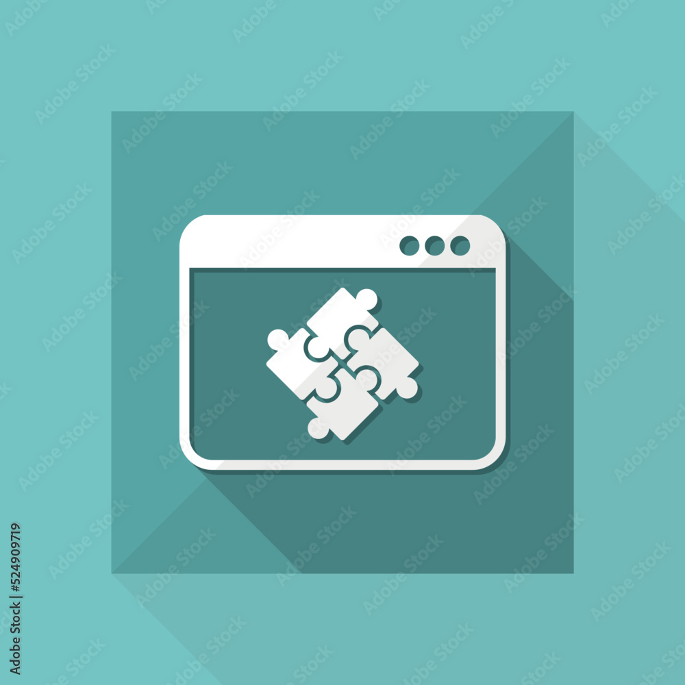 Team application flat icon Team application flat icon